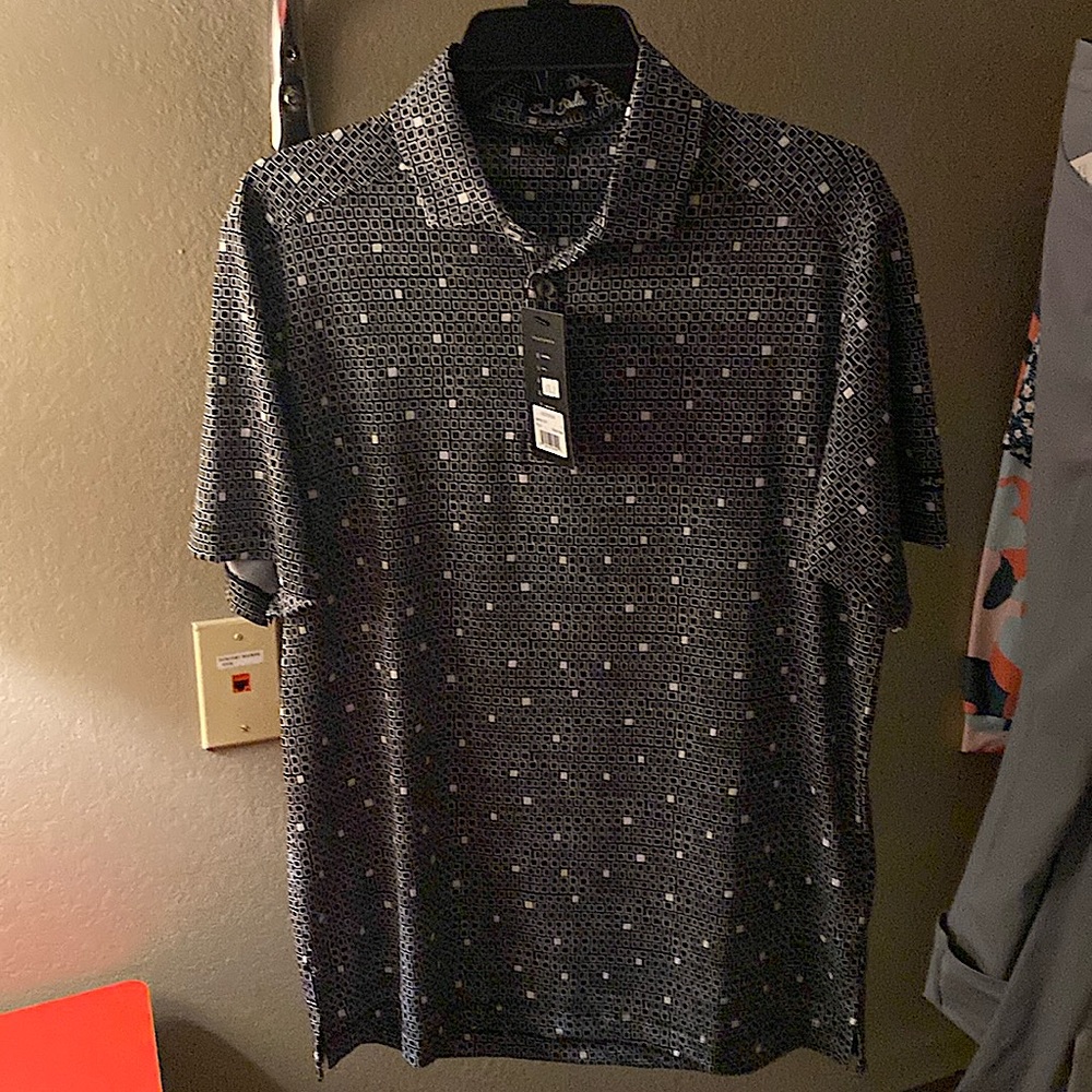 Bad Birdie Polo ‘Block Party’, Small